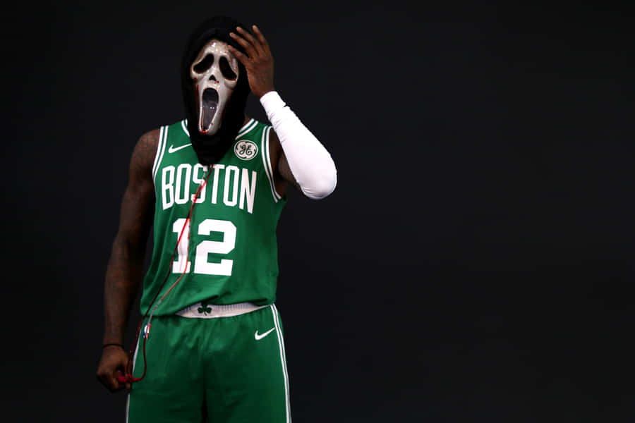 Terry Rozier In Scary Terry Mask Wallpaper