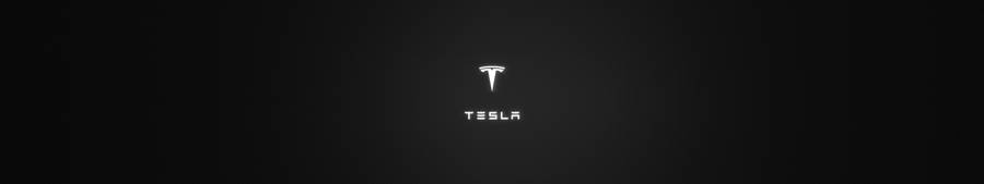 Tesla Black Triple Monitor Wallpaper