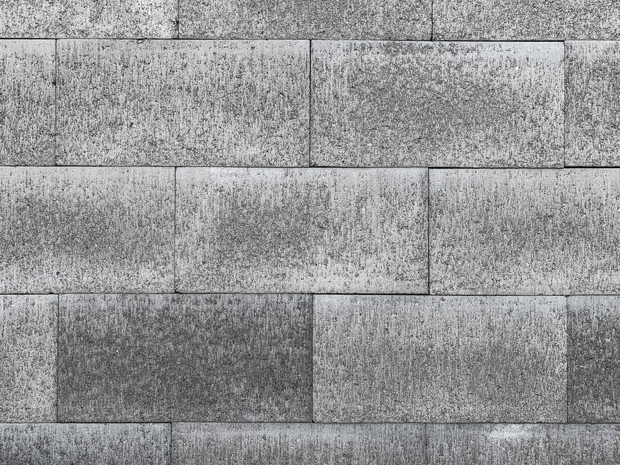 Textured Solid Grey Bricks Wallpaper