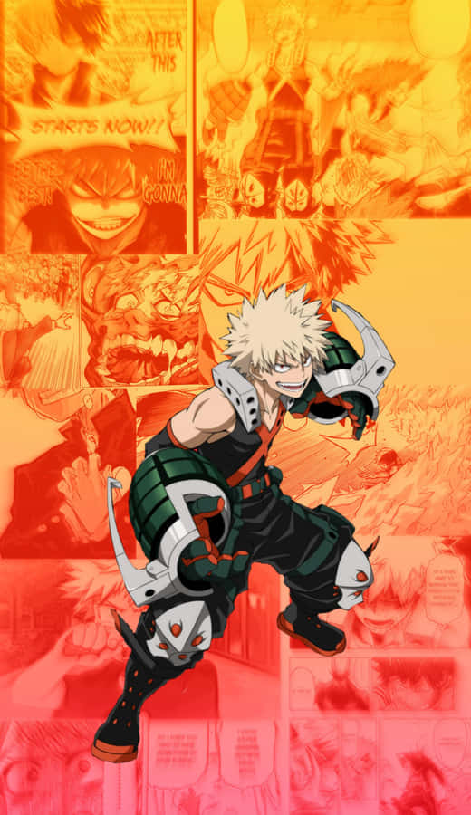 The All-new Bakugo Phone - Get The Ultimate Phone Experience Wallpaper