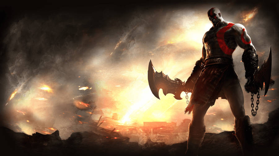 The Alpha And Omega, Kratos From God Of War Wallpaper