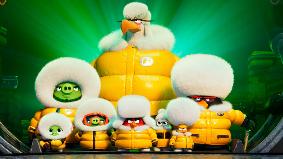 The Angry Birds Movie 2 Winter Coat Wallpaper