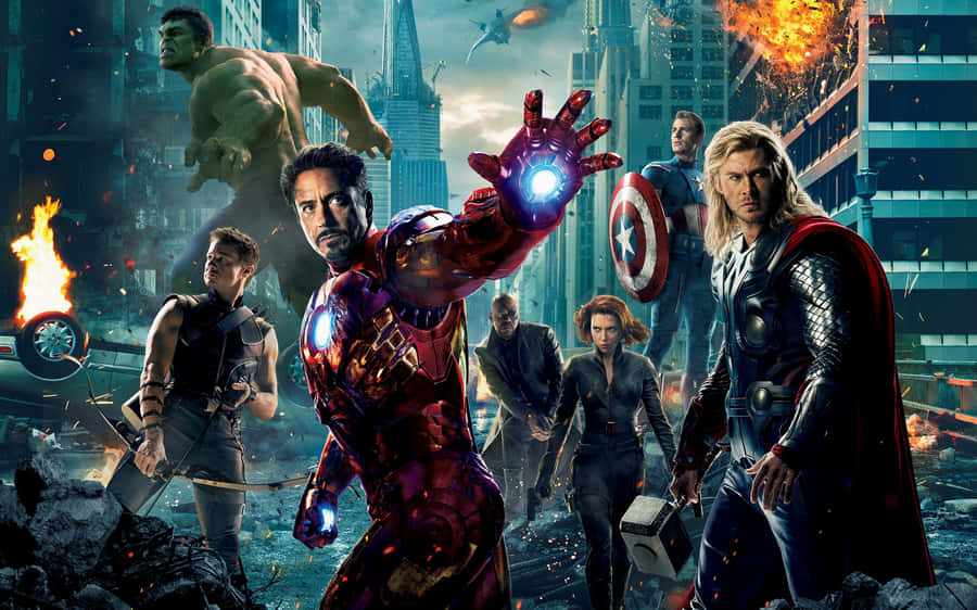 The Avengers Assemble To Fight Evil Wallpaper