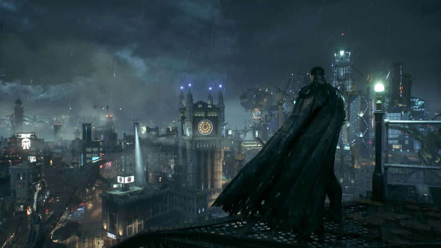 The Batmobile Ready For Action Wallpaper