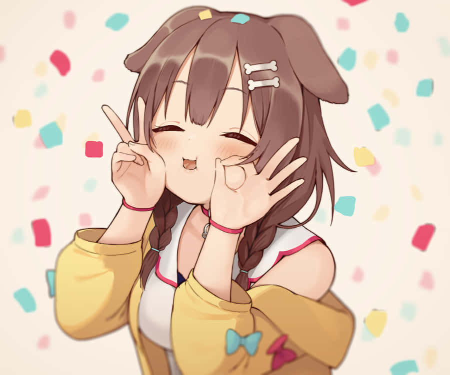 The Beautiful And Majestic Inugami Korone Wallpaper