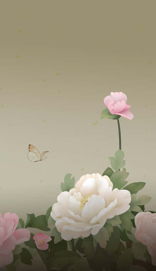 The Beauty Of Peonies In The Palm Of Your Hand Wallpaper