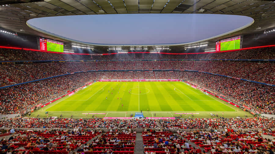 The Beauty Of The Soccer Stadium. Wallpaper