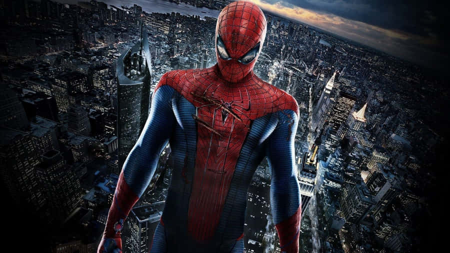 The Best Spider-man With Superhero Powers Wallpaper