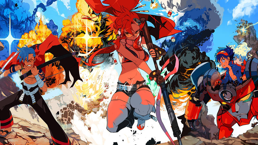 The Best Team Ever - Team Gurren Lagann Wallpaper