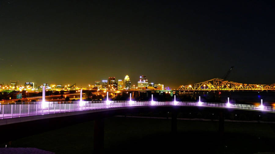 The Big Four Bridge In Louisville, Kentucky Wallpaper