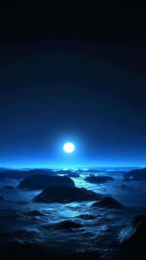 The Breathtaking Beauty Of A Cool Full Moon Wallpaper