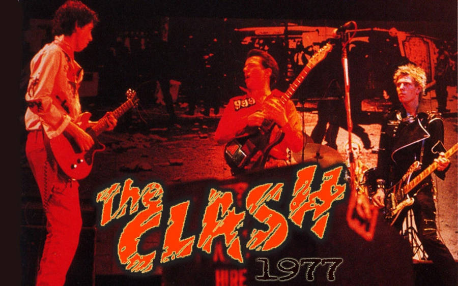 The Clash Uk Tour 1977 Wallpaper