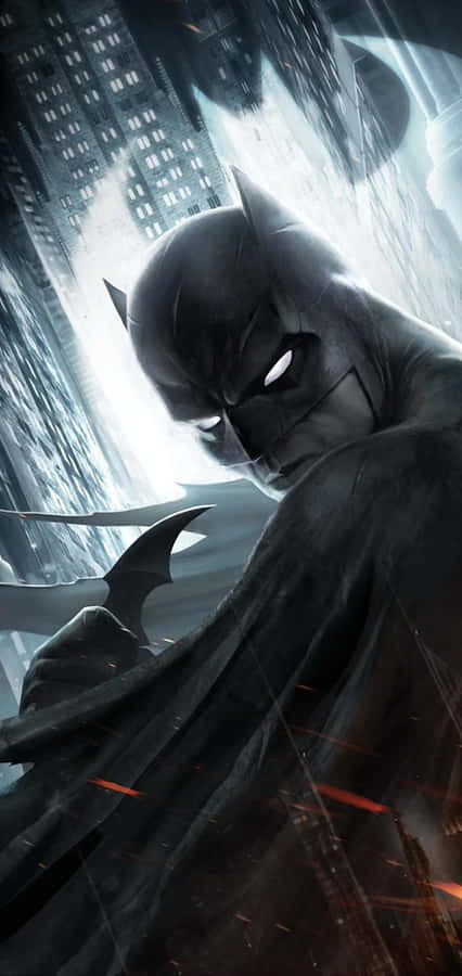 The Dark Knight: Batman In Android Form Wallpaper