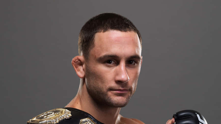 The Determined Gaze Of A Champion - Ufc Fighter Frankie Edgar Wallpaper