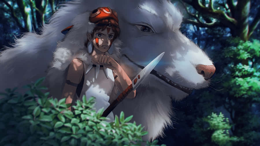 The Epic Fantasy Masterpiece, Princess Mononoke By Studio Ghibli. Wallpaper