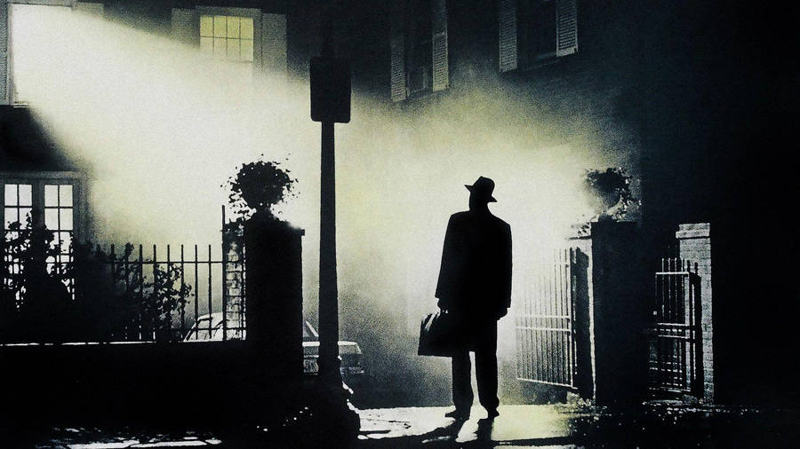 The Exorcist Man's Silhouette Wallpaper