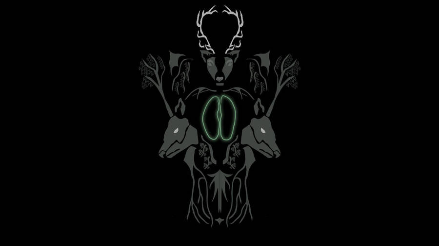 The Furry Demon Symbol Wallpaper