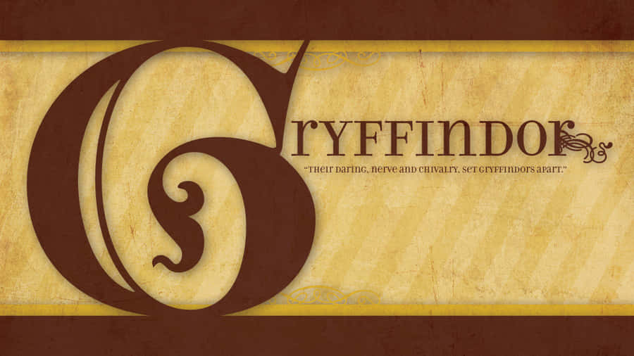 The Great Hall In Hogwarts, Home Of The Gryffindor House Wallpaper