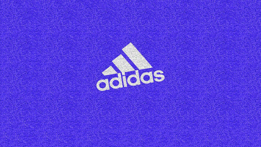 The Iconic Adidas Logo In Purple Wallpaper