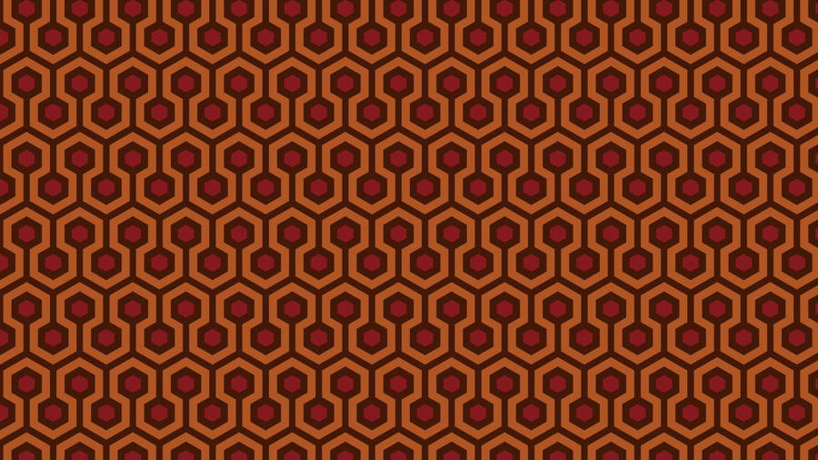 The Iconic Carpet Pattern From The Shining Movie Wallpaper