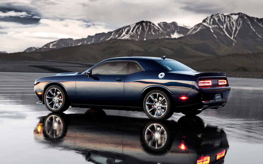 The Iconic Dodge Challenger In Bold 4k Wallpaper