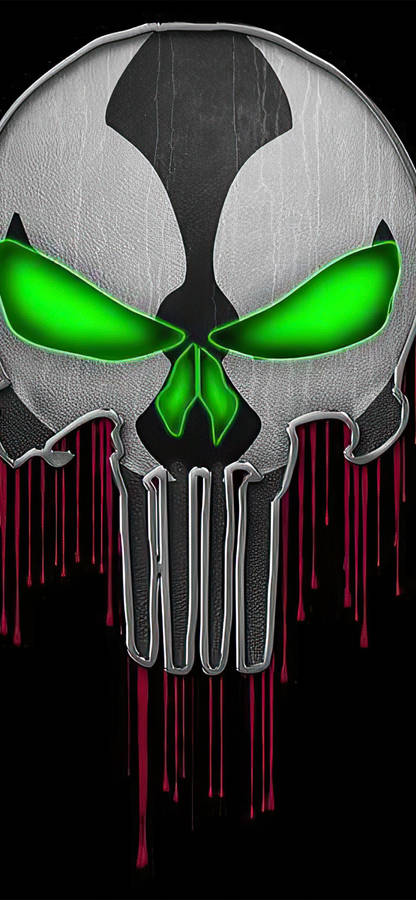 The Iconic Image Of Justice - The Punisher Skull Wallpaper