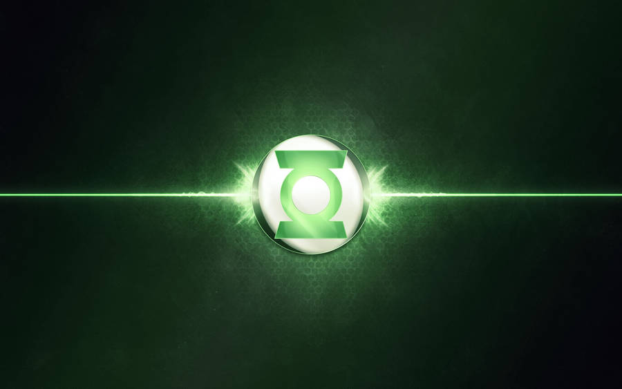 The Iconic Logo Of The Green Lantern Corps Wallpaper