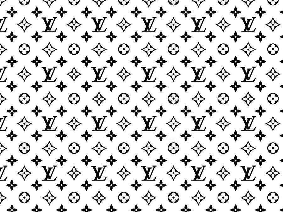 The Iconic Louis Vuitton Signature Pattern Wallpaper