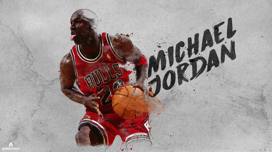 The Iconic Red Jordan Sneakers Wallpaper