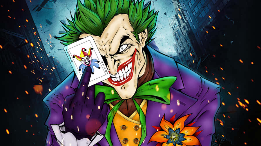 The Joker - A Fan Favorite In Comics Wallpaper