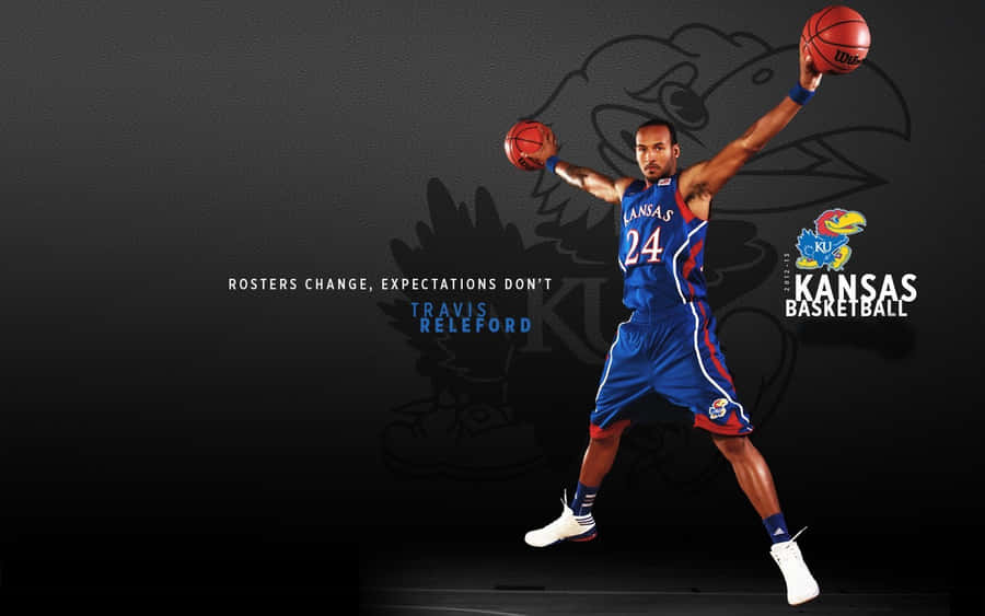 The Kansas Jayhawks Pride Themselves On Their Commitment To Excellence. Wallpaper