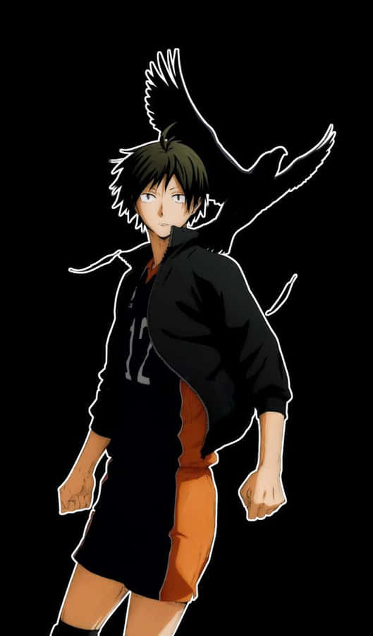 The Karasuno High Volleyball Team’s Unbeatable Drive Wallpaper