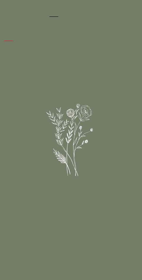 The Latest Addition To Your Phone Collection - The Olive Green Iphone Wallpaper