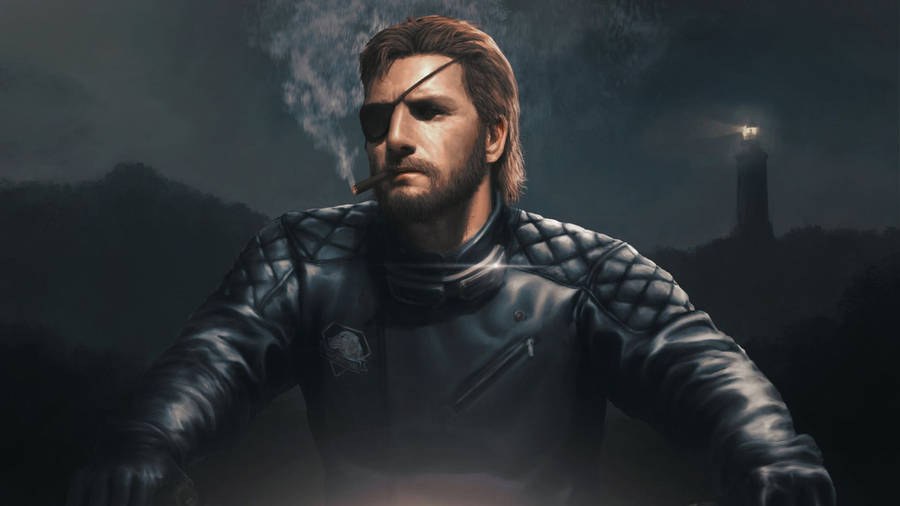 The Legendary Big Boss From ‘metal Gear Solid’ Wallpaper