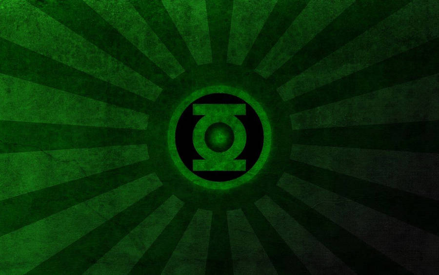The Legendary Green Lantern Logo Wallpaper