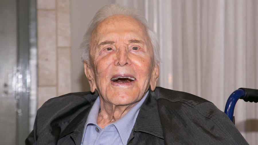 The Legendary Kirk Douglas At 101 Years Old Wallpaper