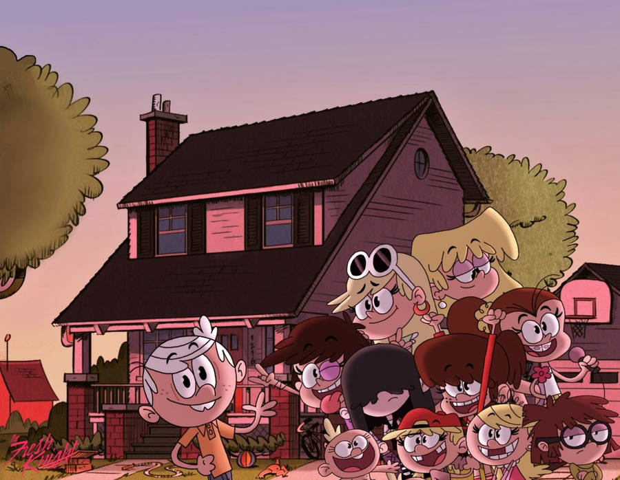 The Loud House Family Portrait Wallpaper