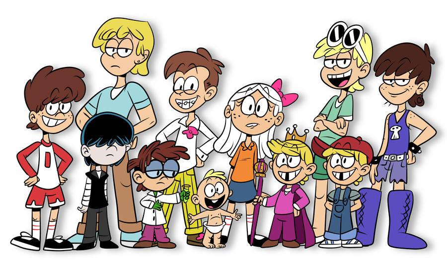 The Loud House Genderbend Wallpaper