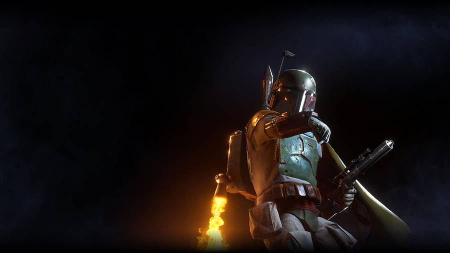 The Mandalorian Green Armor Wallpaper