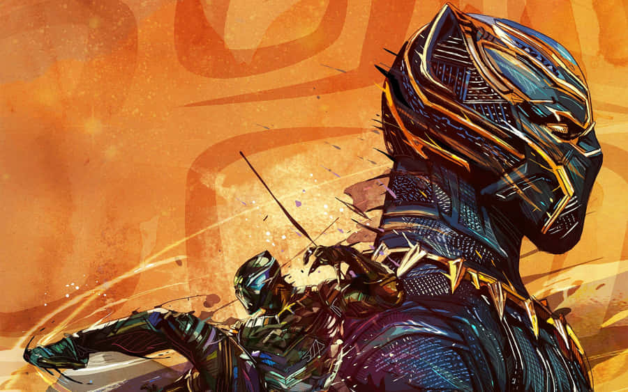 The Most Majestic Scene From The Land Ofblack Panther Wallpaper