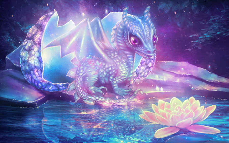 The Mysteriously Beautiful Dragon Wallpaper