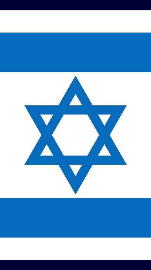 The National Flag Of Israel Displaying The Star Of David Wallpaper