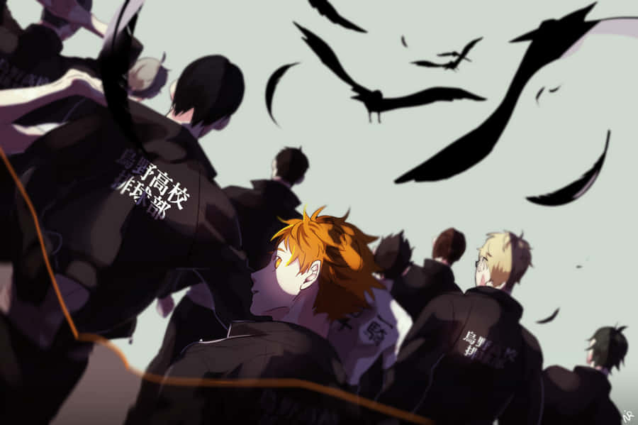 The Official Karasuno High School Volleyball Team Wallpaper