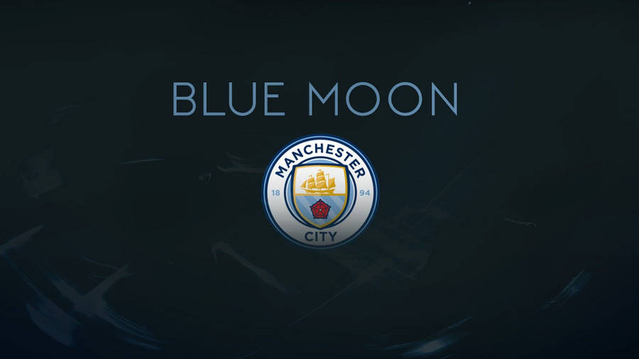 The Official Logo Of Manchester City Football Club Wallpaper