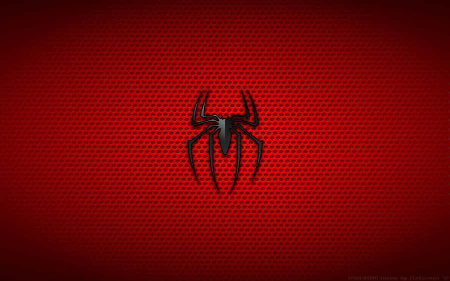 The Official Logo Of Spiderman On The Ps4 Wallpaper