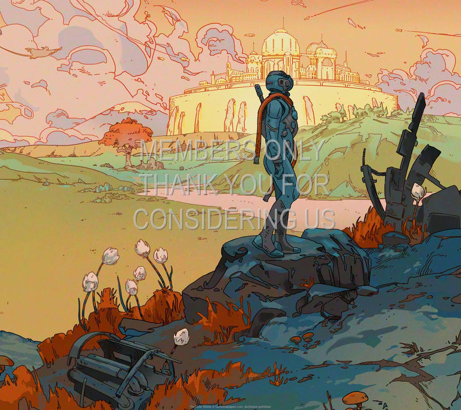 The Outer Worlds Colored Art Wallpaper