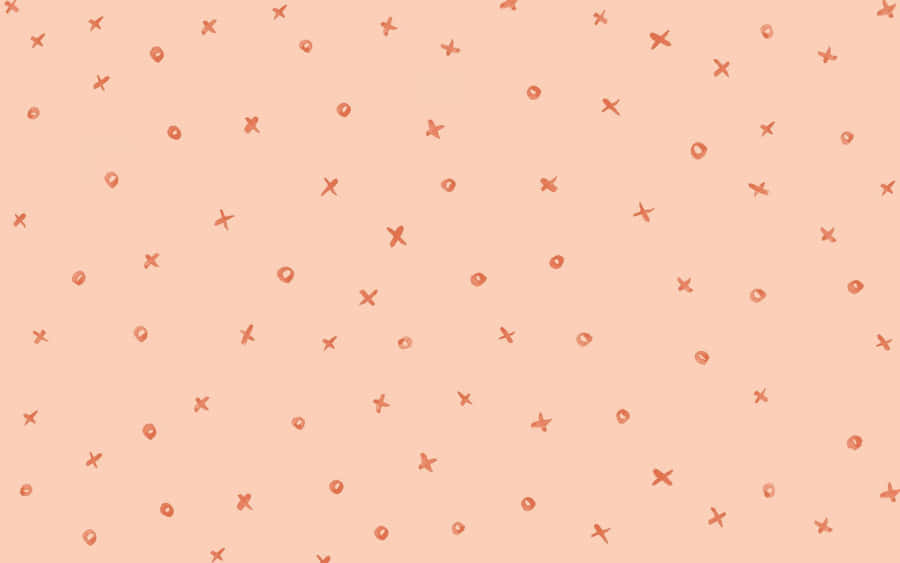 The Perfectly Vintage Peach Wallpaper