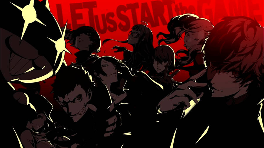 The Phantom Thieves Of Hearts Of Persona 5 Wallpaper