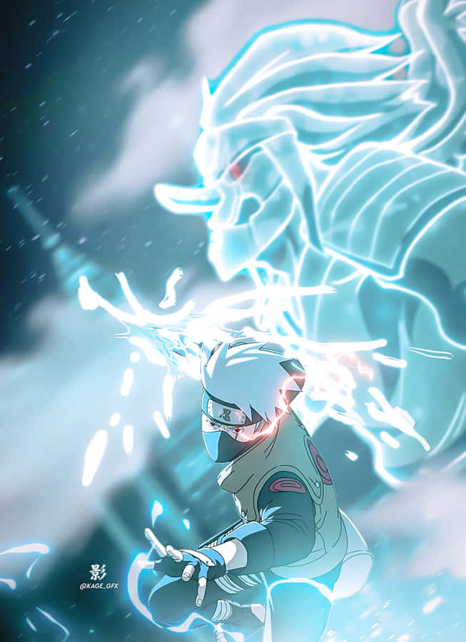 The Power Of Kakashi's Susanoo Wallpaper