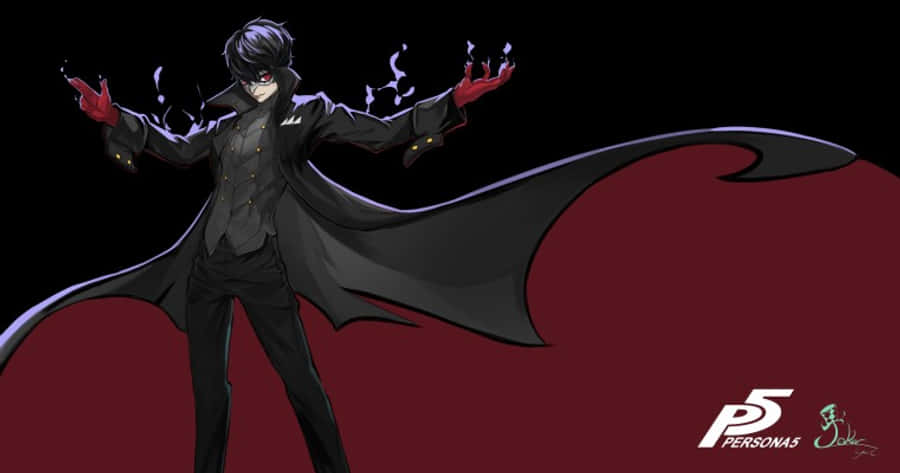 The Power Of Rebellion - Persona 5 Logo Wallpaper